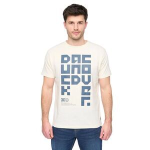 Duck and Cover Mens Squarelarge T-Shirt / Off White